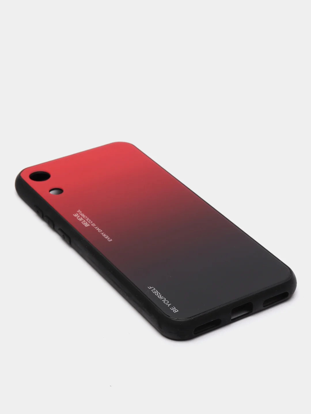 Коричневый градиентный чехол из закалённого стекла для Huawei Honor Play 8A / Enjoy 8A