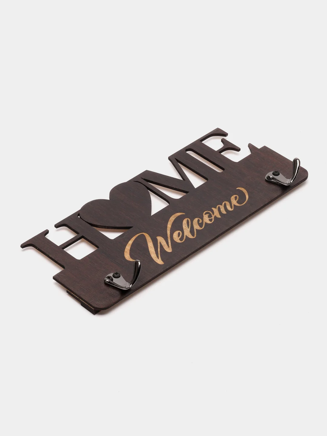 Настенная ключница Welcome ("Добро пожаловать"), из дерева