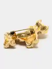 Брошь женская "Собачка"