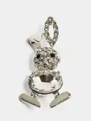 Серебряный брошь женская "Зайчики"