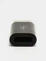 Черный адаптер-переходник с micro-USB (мама) на Type-C (папа)