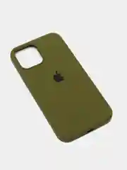 Тёмно-зелёный чехол Silicone Case для iPhone 12, 11, XR, 7, 8, XS, XR, 8+, 7+, Pro