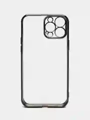 Черный чехол для iPhone 13 Pro Max mini силиконовый прозрачный айфон про макс мини