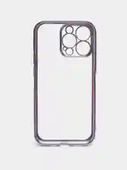 Фиолетовый чехол для iPhone 13 Pro Max mini силиконовый прозрачный айфон про макс мини