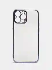Фиолетовый чехол для iPhone 13 Pro Max mini силиконовый прозрачный айфон про макс мини
