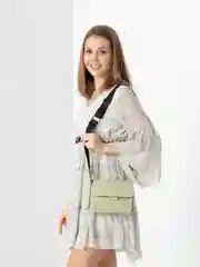 Мятный сумка кросс-боди женская через плечо