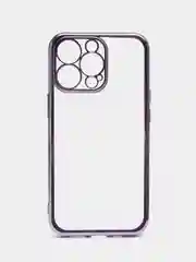 Фиолетовый чехол для iPhone 13 Pro Max mini силиконовый прозрачный айфон про макс мини