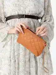 Медный женская мини сумка - клатч 2 в 1