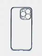 Синий чехол для iPhone 13 Pro Max mini силиконовый прозрачный айфон про макс мини