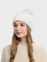 Белый шапка женская, из ангоры