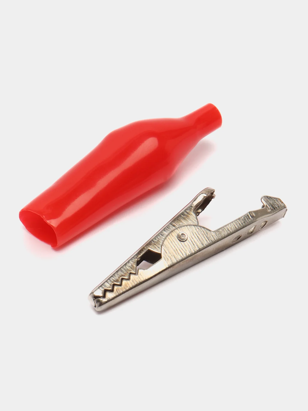 Зажим крокодил 10А красный, черный (уп. 2 шт.) за 63 ₽ купить в ...