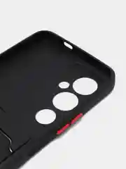 Черный чехол TECNO POVA 4 PRO с защитой камеры и карманом для пластиковой карты