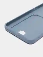 Серый чехол REALME C33 с защитой камеры и карманом для пластиковой карты
