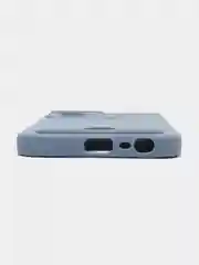Серый чехол REALME C33 с защитой камеры и карманом для пластиковой карты