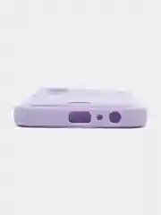 Лавандовый чехол TECNO POVA 4 PRO с защитой камеры и карманом для пластиковой карты
