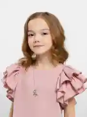 Голубой цепочка с кулоном "Волшебный единорог"