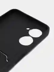 Черный чехол REALME C33 с защитой камеры и карманом для пластиковой карты