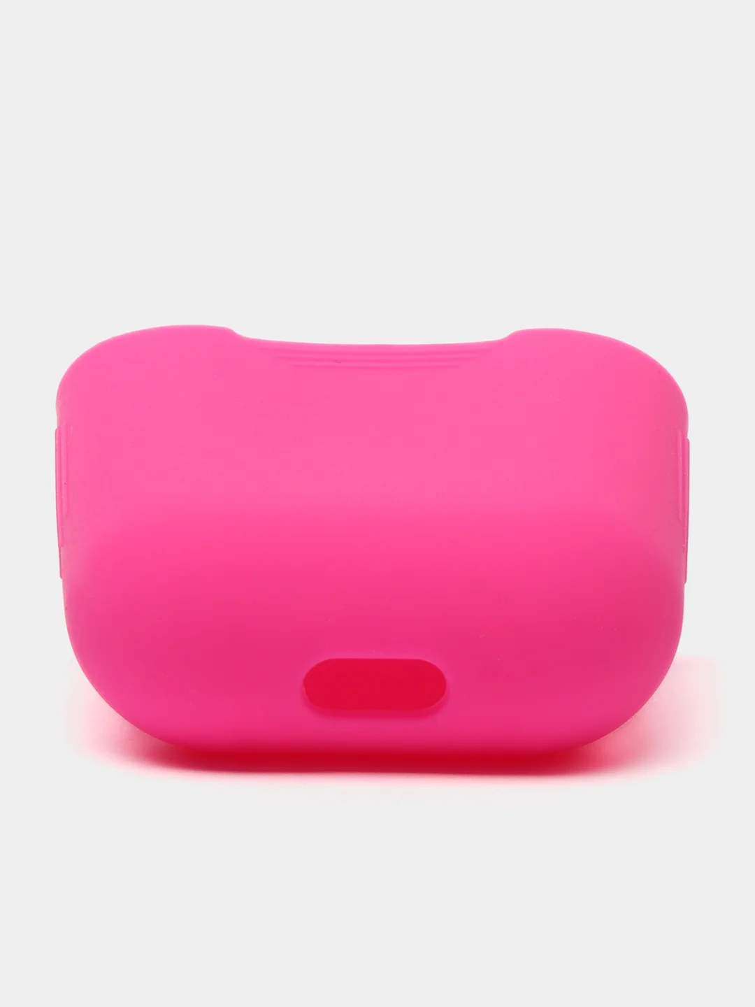 Розовый чехол для Apple AirPods 1 / AirPods 2 черный силиконовый