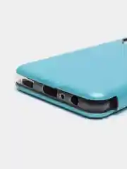 Голубой чехол-книжка для Samsung Galaxy A22 / M32 / M22