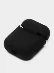 Темно-синий чехол для Apple AirPods 1 / AirPods 2 черный силиконовый