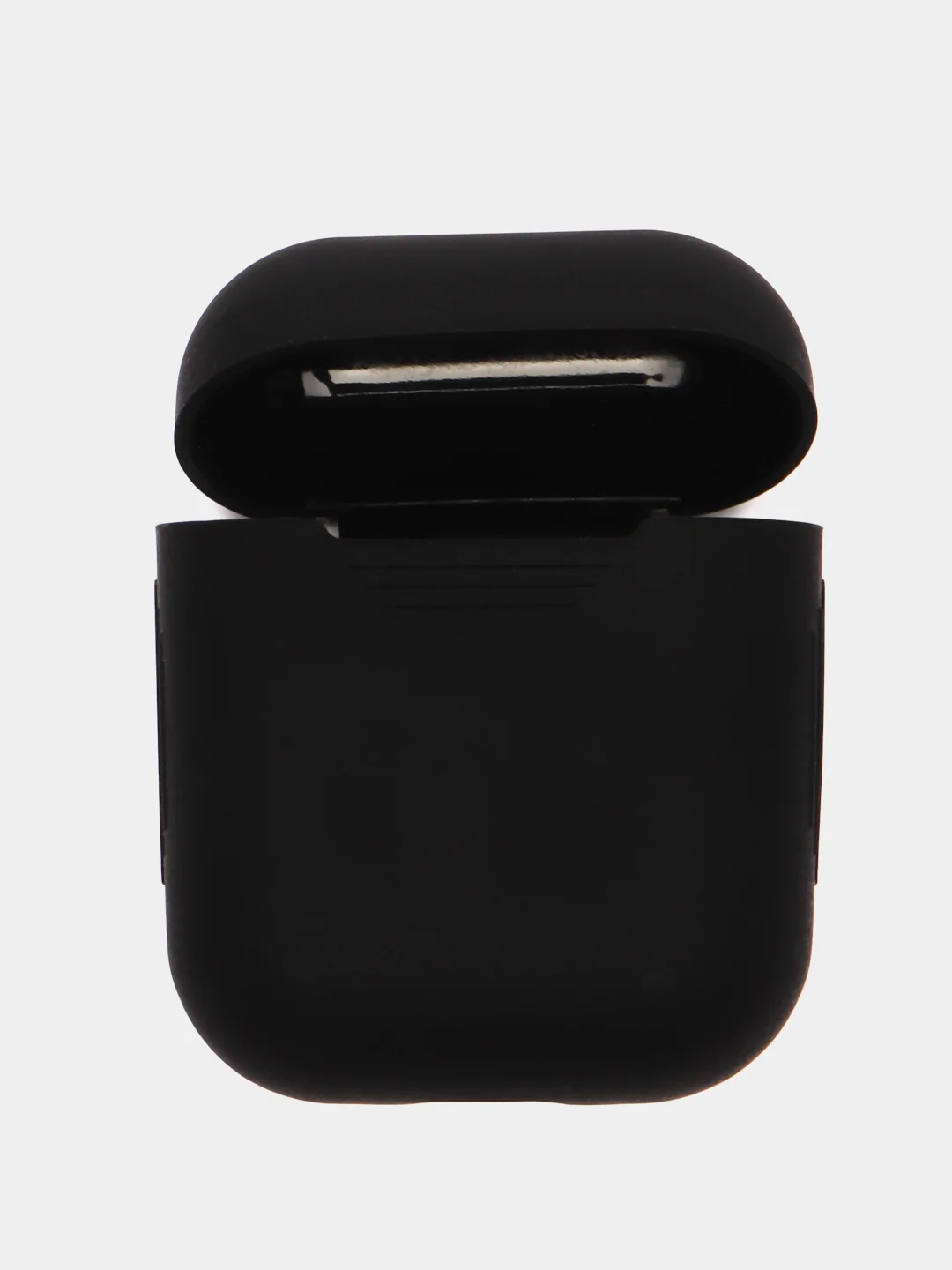 Темно-синий чехол для Apple AirPods 1 / AirPods 2 черный силиконовый