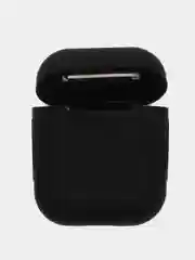 Темно-синий чехол для Apple AirPods 1 / AirPods 2 черный силиконовый