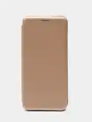 Золотой чехол-книжка с визитницей для Realme C35, с отделом для карточки