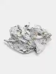 Серебряный поталь для творчества, ногтей 1 шт, 3шт