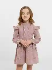 Конфетный платье для девочек, фланель