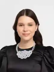 Серебряный комплект с серёжками