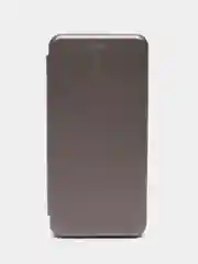 Серебряный чехол-книжка для Realme C30 C30s Narzo 50i Prime Реалми С30 С30С Нарзо 50 ай Прайм