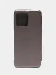 Серебряный чехол-книжка для Realme C30 C30s Narzo 50i Prime Реалми С30 С30С Нарзо 50 ай Прайм