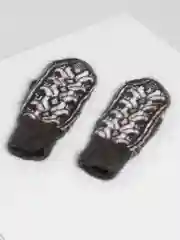Аметистовый варежки женские тёплые зимние