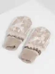 Алый варежки женские тёплые зимние