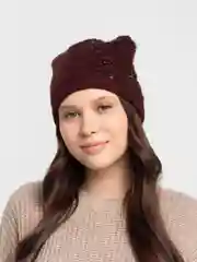 Коралловый шапка женская с укладкой назад Жасмин2