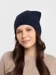 Синий женская шапка двойная Stefani