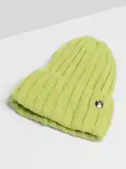 Лайм шапка для девочек  МУЗА на флисовом подкладе