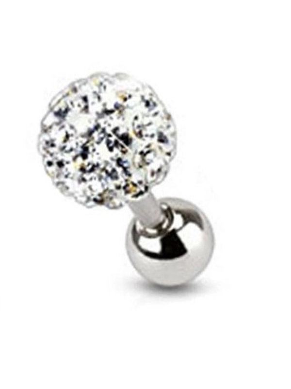 Серьга-гвоздик из медицинской стали, 316L