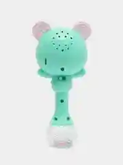 Салатовый музыкальная интерактивная игрушка - погремушка, прорезыватель