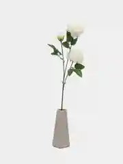 Белый ранункулюс искусственный, цветы искусственные, розы, пионы, ритуальные, растения