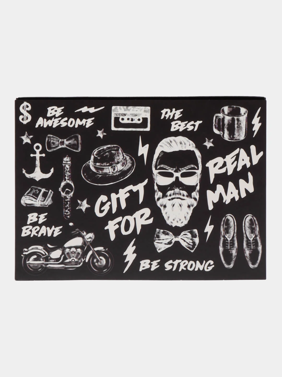 Угольный коробка складная Gift for real man
