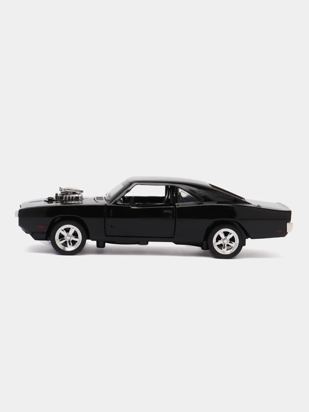 Черный металлическая машинка 1:32 Dodge Charger