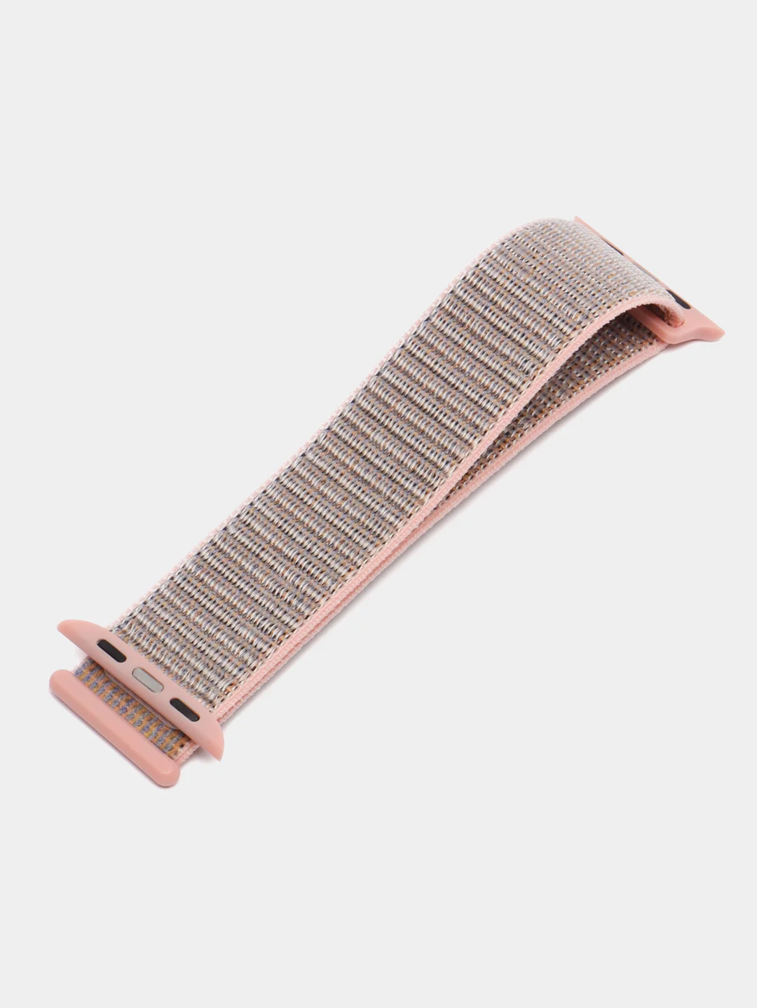Розовый нейлоновый ремешок для смарт часов Apple Watch (Эпл Вотч) 38, 40, 41 мм