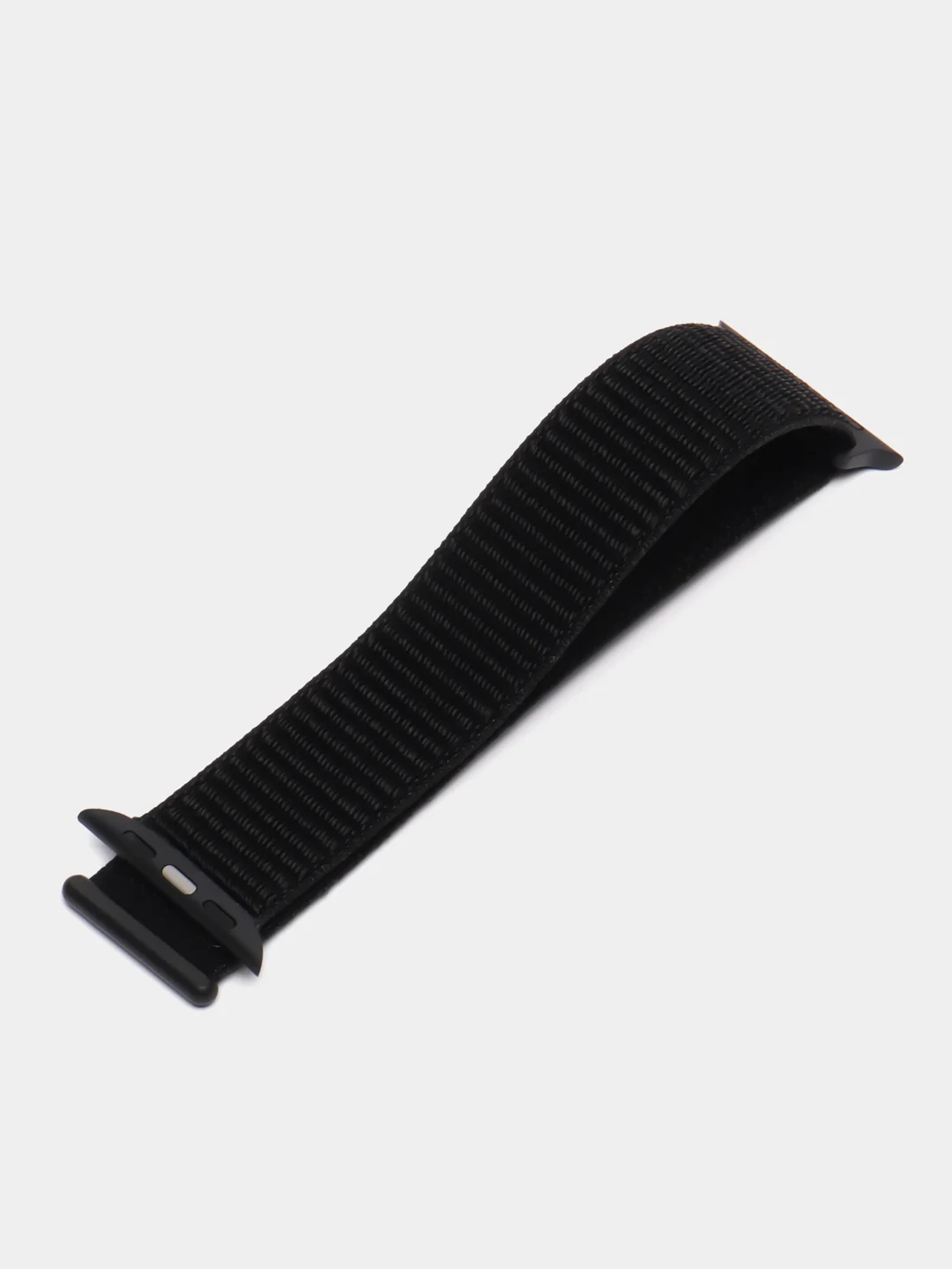 Черный нейлоновый ремешок для смарт часов Apple Watch (Эпл Вотч) 38, 40, 41 мм