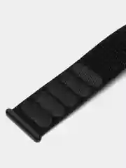 Черный нейлоновый ремешок для смарт часов Apple Watch (Эпл Вотч) 38, 40, 41 мм