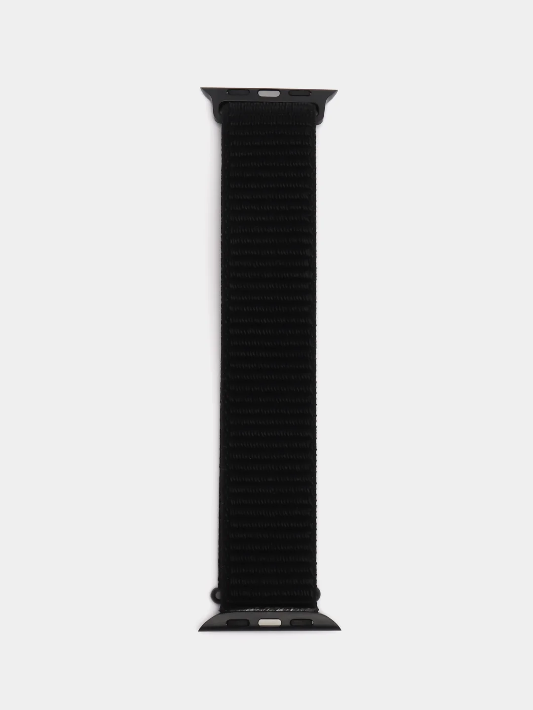 Черный нейлоновый ремешок для смарт часов Apple Watch (Эпл Вотч) 38, 40, 41 мм