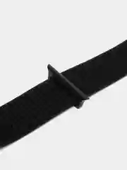Черный нейлоновый ремешок для смарт часов Apple Watch (Эпл Вотч) 38, 40, 41 мм
