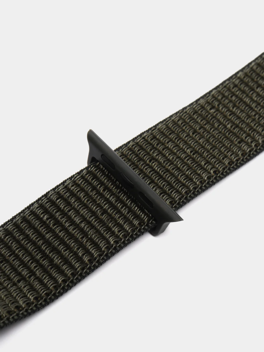 Тёмно-зелёный нейлоновый ремешок для смарт часов Apple Watch (Эпл Вотч) 42, 44, 45 мм