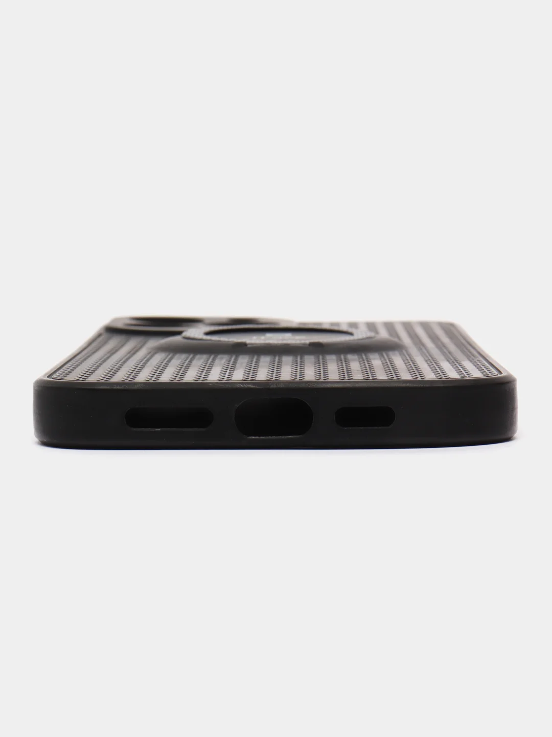Черный чехол iPhone 13 mini, 13, 13 Pro, 13 Pro Max, силиконовый, магнитный, с кольцом