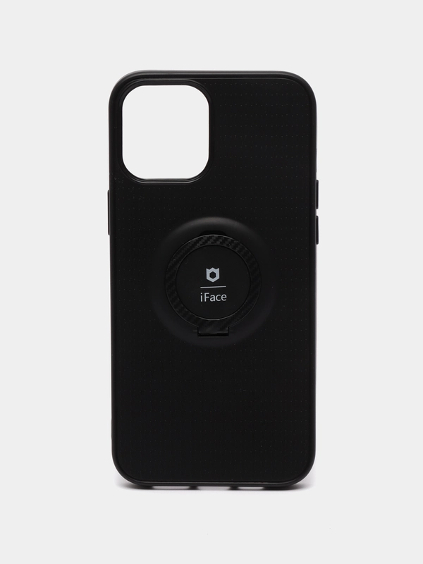 Чехол iPhone 12 / 12 Pro, 12 Pro Max  силиконовый, магнитный, с кольцом